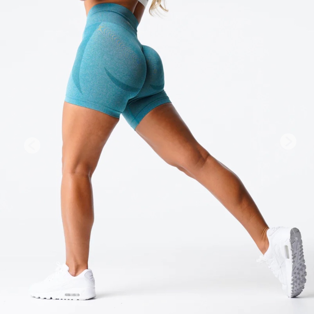 Teal Contour Seamless Shorts